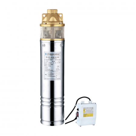 Echipamente pentru tratarea si pomparea apei - Pompa inox submersibila de adancime, 750 W, H=60 M, Everpro SKM