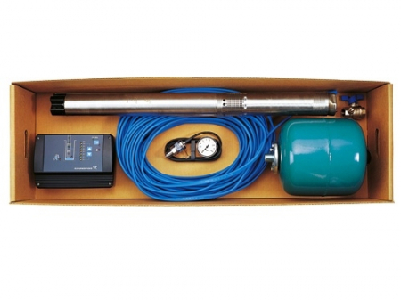 Pompa submersibila multietajata, 1.15 kW, 3 m³/h, inaltime de pompare 70 m, pachet complet, Grundfos SQE 3-65 [2]