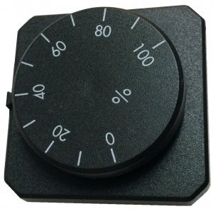 Automatizari si elemente de automatizare - Potențiometru necarcasat, ieșire 0/10V, 24Vca/cc, montare în ușa unui panou