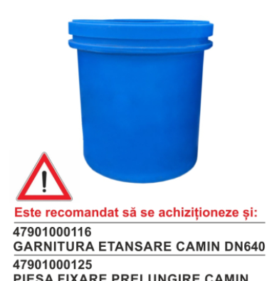 Tevi si accesorii pentru puturi - PRELUNGIRE L=600mm PENTRU CABINA-PUT/CAMIN VANE - VALROM GAMA SpringKIT
