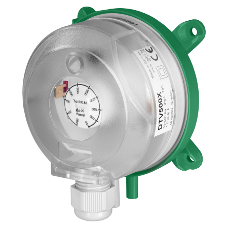 Manometre, presostate si termostate - Presostat diferenţial pentru aer Regin, livrat cu accesorii ANS1 IP54 gama masura 10005000Pa