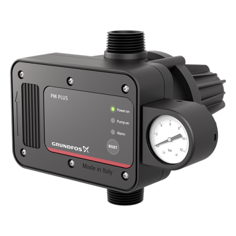 Automatizari si elemente de automatizare - Presostat electronic Grundfos PM Plus 1,5 kW 1,5 - 3 bar, IP65, 230 V