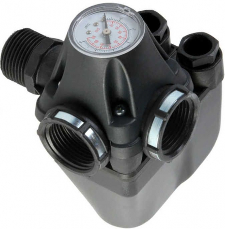 Presostat, cu manometru incorporat, PM/5-3W 1/4", 230V 1-5bar, Italtecnica [1]