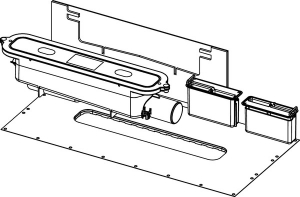 Sifon TECEdrainprofile „standard”, evacuare laterala DN 50, 0,8 l/s [2]