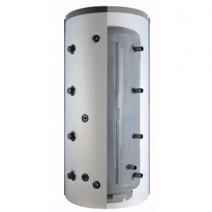 Echipamente de incalzire si producere ACM - Puffer cu producere ACM, cu doua serpentine auxiliare, cu izolatie Austria Email model KWS 1500 R2 - 1500 litri