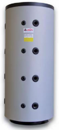 Echipamente de incalzire si producere ACM - Puffer - acumulator de apa calda, 300 litri, fara serpentina, Elbi P-300 Plus