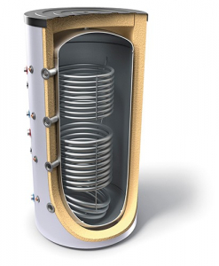 Echipamente de incalzire si producere ACM - Puffer cu 2 serpentine 1500 litri 3 bar Tesy V 12/8S2 1500 120 F45 P6 C