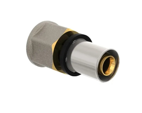 Incalzire in pardoseala - Racord drept cu filet interior (GW) CLEVERFIT radial, alama Purmo 26x¾"