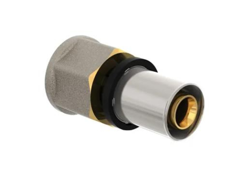 Incalzire in pardoseala - Racord drept cu filet interior (GW) CLEVERFIT radial, alama Purmo 63x2"