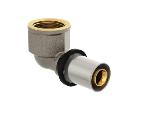 Incalzire in pardoseala - Cot de racordare cu filet interior (GW) CLEVERFIT radial, alama Purmo 20x¾"