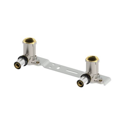 Incalzire in pardoseala - Set montaj baterie 52 mm CLEVERFIT radial (coturi medii, sina, suruburi) Purmo 20x½"