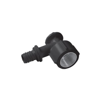 Incalzire in pardoseala - Cot scurt cu fixare si filet interior PPSU/alama 10 bar Purmo 20-1/2" FI