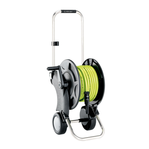 Echipamente pentru irigatii - Kit tambur cu furtun irigatie Quick-Click furtun 1/2 inch 20 m conectori 1 si 3/4 inch Claber Qubo Pronto Aquaviva 89330000