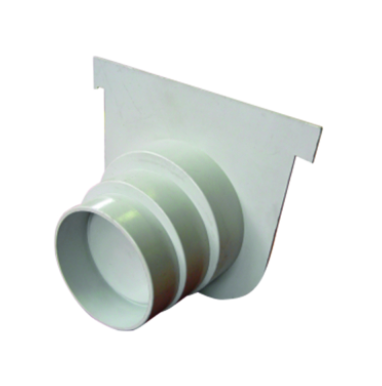 Tevi, fitinguri, robineti si accesorii - RACORD CAP CANAL MODULAR JOS 130 x 75 D. 40 - VALROM GAMA PluviKIT
