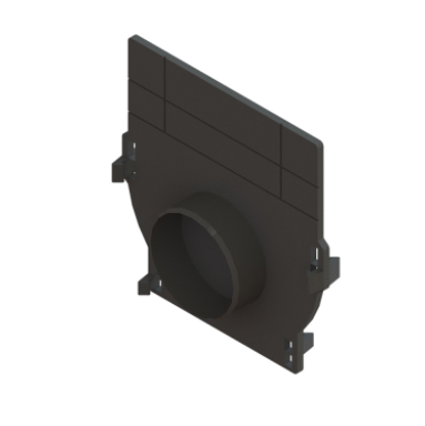Tevi, fitinguri, robineti si accesorii - RACORD CAP CANAL MODULAR JOS 170 x 177 D.75 - VALROM GAMA PluviKIT