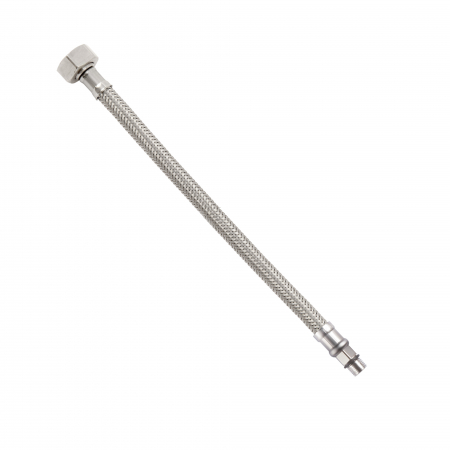 Robineti, racorduri si aerisitoare - Racord flexibil pentru apa, 3/8", lungime=80 cm, stut=37 cm, cu monocomanda, Tucai