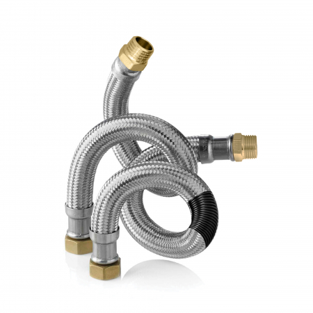 Robineti, racorduri si aerisitoare - Racord flexibil pentru hidrofor, 1" FI x 1" FE, lungime=60 cm, Tucai Extra Twist
