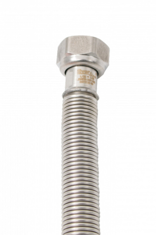 Incalzire - Racord inox intrare/iesire apa centrala termica Ermetiq 1/2 MF x 220-440mm