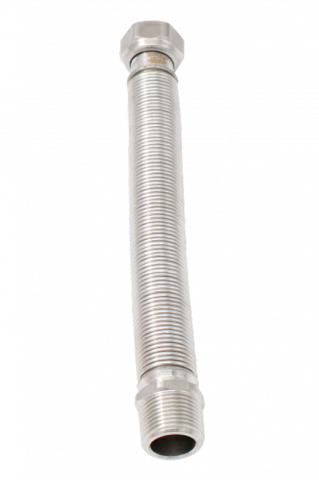 Racord inox tur/retur centrala termica Ermetiq 3/4 MF x 220-440mm [1]