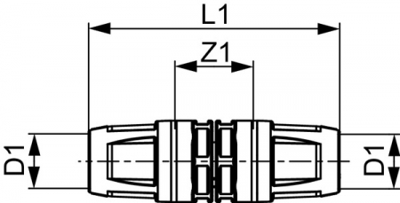 Niplu TECElogo-Push din PPSU Ø 40 [1]