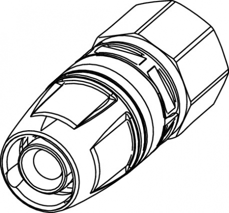 Racord TECElogo-Push din PPSU/alama standard Ø 32 x 1" FI [1]