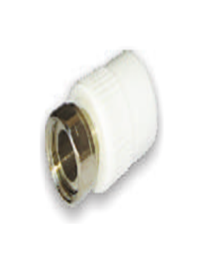 Tevi, fitinguri, robineti si accesorii - Conector cu semiolandez PPR, 25 x 3/4"
