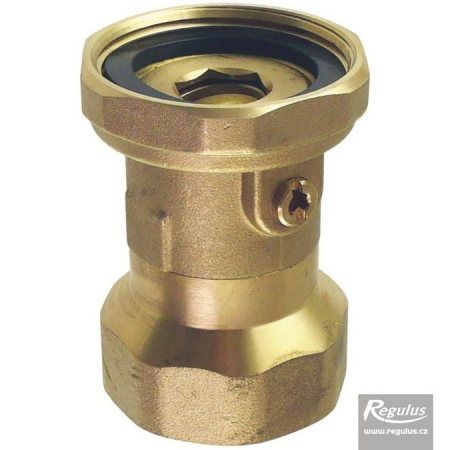 Tevi, fitinguri, robineti si accesorii - Racord olandez pompa cu robinet, alama, 6/4x1, Regulus