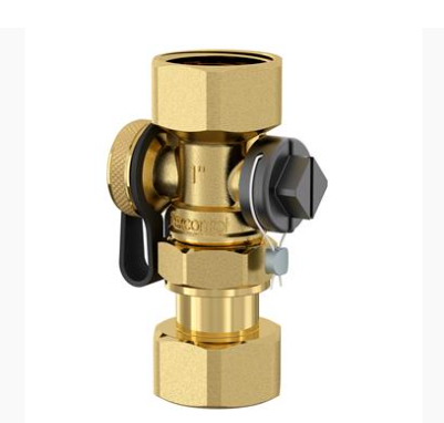 Vase de expansiune - Robinet de izolare si golire Flamco Flexcontrol 3/4" cu semiolandez
