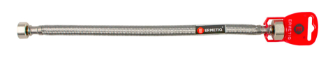Obiecte sanitare - Racord ranforsat cu inox Ermetiq 30cm 3/8 FF