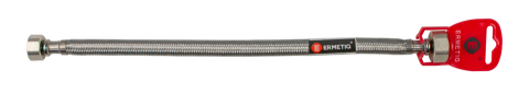 Obiecte sanitare - Racord ranforsat cu inox Ermetiq 80cm 1/2x3/8 FF