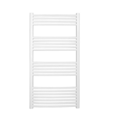 Radiatoare din otel pentru baie - Radiator baie portprosop curbat 600 x 1200 alb Gobe