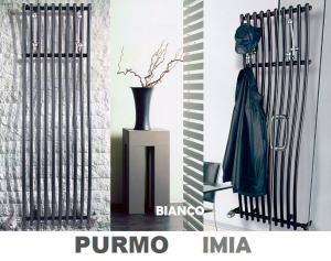 Radiator de baie alb, L=822 x H=1800, Purmo Imia [1]