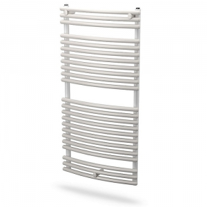 Radiatoare din otel pentru baie - Radiator de baie curbat, alb, L=742 x H=1764, Purmo Santorini C