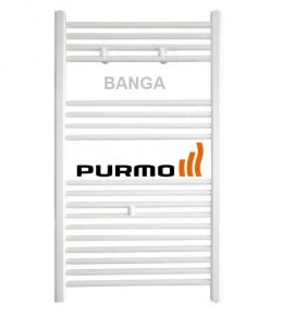 Radiatoare din otel pentru baie - Radiator de baie drept, alb, L=500 x H=1537, Purmo Banga