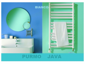 Radiator de baie portprosop, alb,  L=400 x H=912, Purmo Java [1]