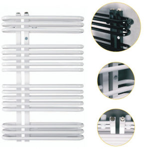 Radiator decorativ pentru baie, 600x1600, negru, Instal-Projekt Astro 60/160 [1]