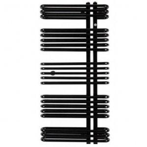 Radiatoare din otel pentru baie - Radiator decorativ pentru baie, 500x1000, negru, Instal-Projekt Astro 50/100