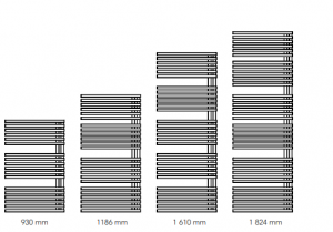 Radiator decorativ pentru baie, 500x1200, negru, Instal-Projekt Giuletta 50/120 [4]