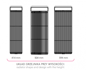 Radiator decorativ, 600x1200, alb, Instal-Projekt Manhattan 60/120 [7]