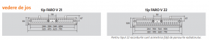 Radiator decorativ vertical, alb, tip 22, L=600 x H=1800, Purmo Faro V [3]
