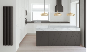 Radiator din otel, 825x400 mm, negru, Instal-Projekt Vivat 040/28 B [1]