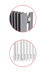 Radiator din otel, 1095x400 mm, negru, Instal-Projekt Vivat 040/37 B [3]