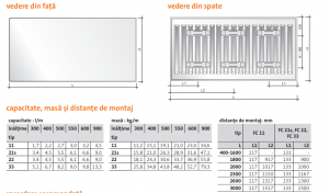 Radiator din otel, alb, tip 21s, L=900 x H=500, Purmo Plan Compact [6]