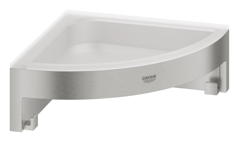 Obiecte sanitare - Raft de colt Grohe Start Cube fixare ascunsa, crom mat