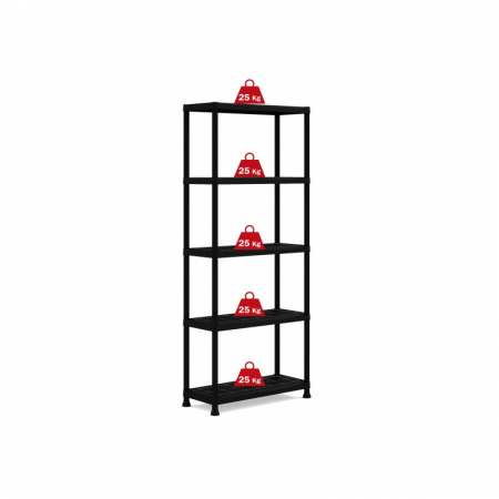 Raft depozitare 5 polite Keter Plus Shelf 75/5 - 125Kg 75x32x177cm [1]