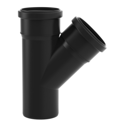 Tevi, fitinguri, robineti si accesorii - RAMIFICATIE PP FONOABSORBANTA BF D32/32 45° - VALROM GAMA EasyKIT