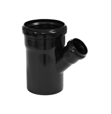 Tevi, fitinguri, robineti si accesorii - RAMIFICATIE REDUSA PP FONOABSORBANTA BF D125/110 45° - VALROM GAMA EasyKIT