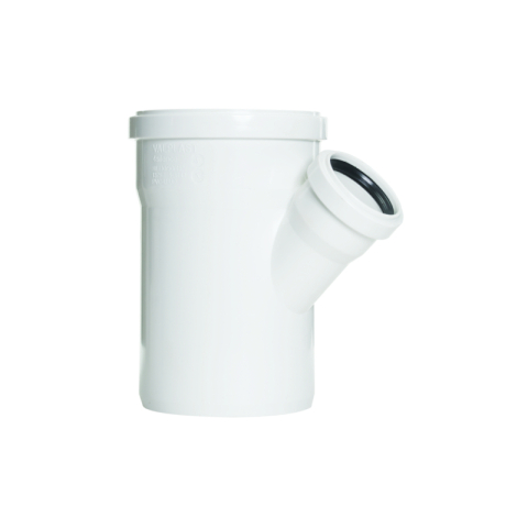 Instalatii de apa si canalizare - Ramificatie fono PVC Valrom 4SILENCE HERTZ 90grd D. 125 x 125