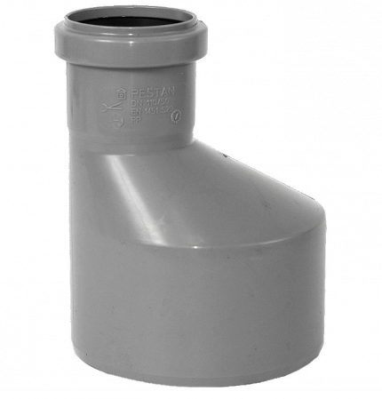 Tevi, fitinguri, robineti si accesorii - Reductie PP gri DN110/50 Pestan