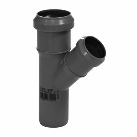 Ramificatii PP - RAMIFICATIE REDUSA V PP D. 50/ 40 45° - VALROM GAMA EasyKIT